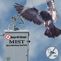 bird deterrent fogging system