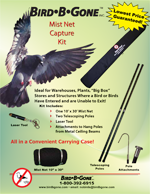 Mist Capture Bird Netting