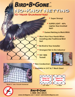No-knot Bird Netting
