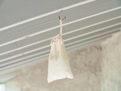 Avian Block Pouch under eaves to stop swallows