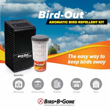 Bird-Out Aromatic Bird Repellent Kit 