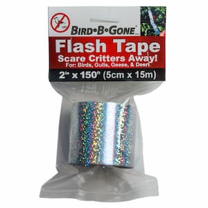 Bird B Gone Holographic Flash Tape roll of 150 feet by 2 inches wide